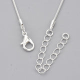 Necklace Snake Chain 18" Silver 1/pk