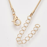 Necklace Snake Chain 24" Light Gold 1/pk