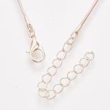 Necklace Snake Chain 24" Rose Gold 1/pk