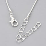 Necklace Snake Chain 24" Silver 1/pk