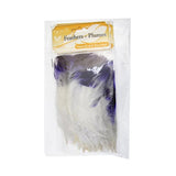 Marabou Feathers Two Tone Purple 6g