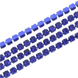 Metal 2mm Sapphire Rhinestone Banding 10yd/pk