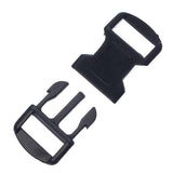 12mm Black Side Release Buckle 6/pk