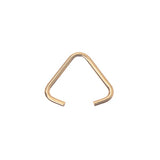 6mm Gold Pinch Bail 100/pk