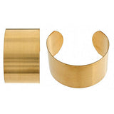 Bracelet Cuff 1 1/2" Brass 1/pk