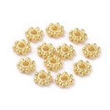 Spacer 4.5mm Flower, Gold Beads 100/pk