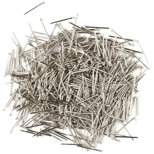 1/2" Silver Sequin Pins 500/pk