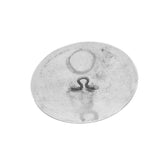 3 Inch Round Nickel Concho 1/pk