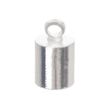 6mm Silver End Cap 10/pk