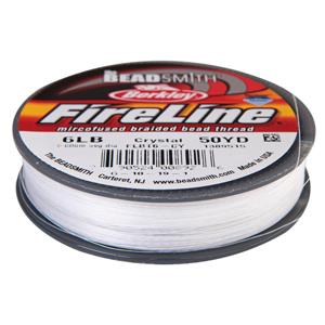 6lb Crystal Fireline Beading Thread 50yd – i-Bead Inc.