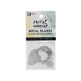 *Metal Stamping Blank 1" Oval 3/pk