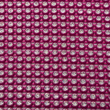 *Plastic 2mm Fuchsia Rhinestone Banding by the Yard