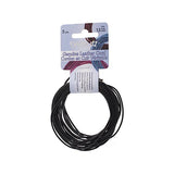 1.5mm Black Leather Cord 5yd