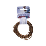 1.5mm Metallic Bronze Leather Cord 5yd