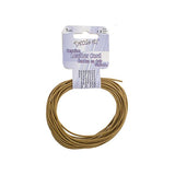 1.5mm Metallic Gold Leather Cord 5yd