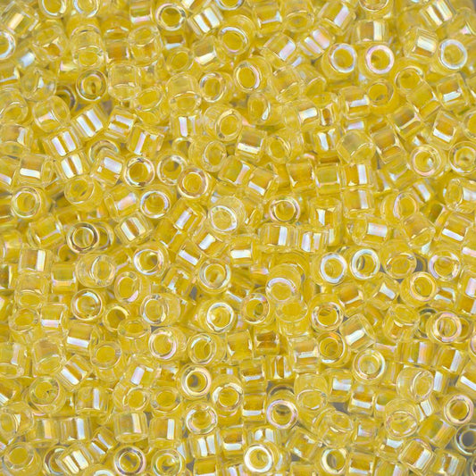 11/0 Delica Bead #0053 Pale Yellow Lined 5.2g