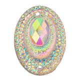 Crystal AB 18x25mm Oval Sew-On Stone #9107-00 10/pk