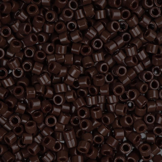 11/0 Delica Bead #0734 Op Chocolate Brown 5.2g