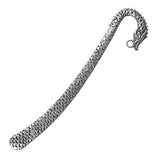 4 7/8 Inch Antique Silver Dragon Bookmark 4/pk