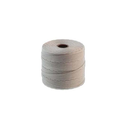 S-Lon Fine Bead Cord .4mm Silver 118yd Spool