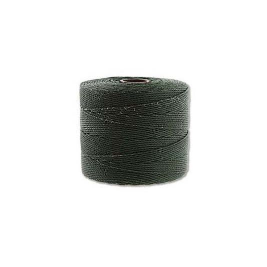 S-Lon Fine Bead Cord .4mm Evergreen 118yd Spool