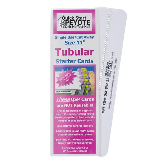 Quick Start Peyote Tubular Card 3/pk