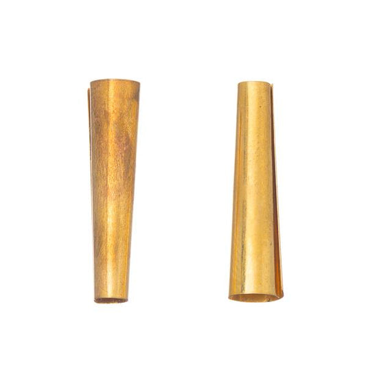 1" Gold Aluminum Cones 100/pk