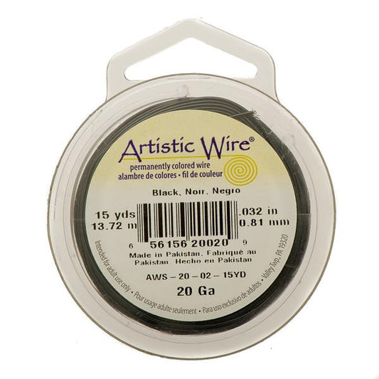 20g Artistic Wire Black 15yd