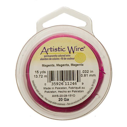 20g Artistic Wire Magenta 15yd