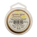 26g Artistic Wire Antique Brass 30yd