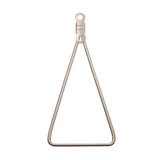 40mm Nickel Triangle Hoop 10/pk