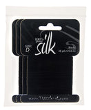 Silk Bead Thread D (5.9lbs) Black 28yds