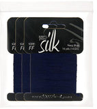 Silk Bead Thread FF (12.8lbs) Navy Blue 16yds