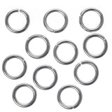 7mm Nickel Jump Rings 25/pk