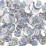 Sequins 6mm Hologram Silver 1600/pk