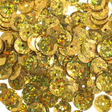 Sequins 6mm Hologram Gold 1600/pk