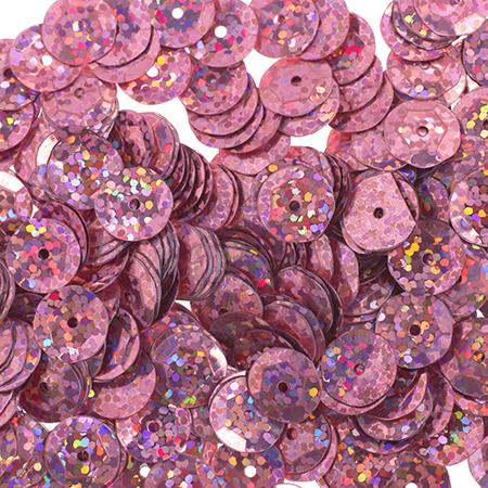 Sequins 6mm Hologram Rosa 1600/pk