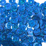 Sequins 8mm Hologram Royal Blue 850/pk