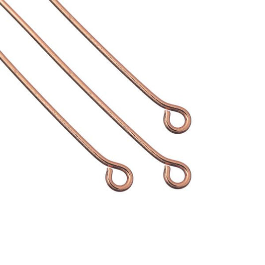 Eye Pins 1" Rose Gold 50/pk