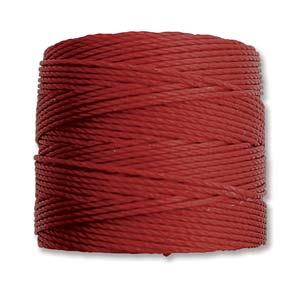 S-Lon Bead Cord .5mm Dark Red 77yd Spool