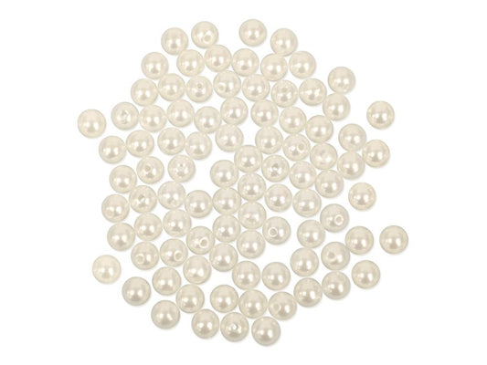 8mm Craft Pearls Ivory 80/pk