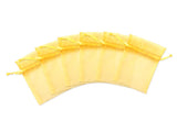 Organza Bags 3x4" Bright Gold 6/pk