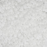 15/0 Miyuki Seed Beads #0402F Matte White 8.2g