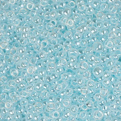 15/0 Miyuki Seed Beads #0522 Light Aqua Ceylon 8.2g