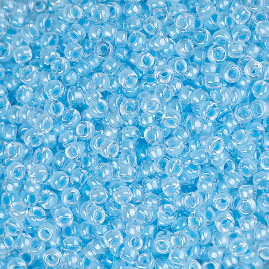 15/0 Miyuki Seed Beads #4300 Luminous Ocean Blue 8.2g