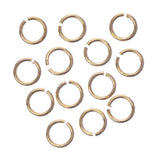 18kt Gold Plated Jump Ring 4x0.5mm 24ga 250/pk