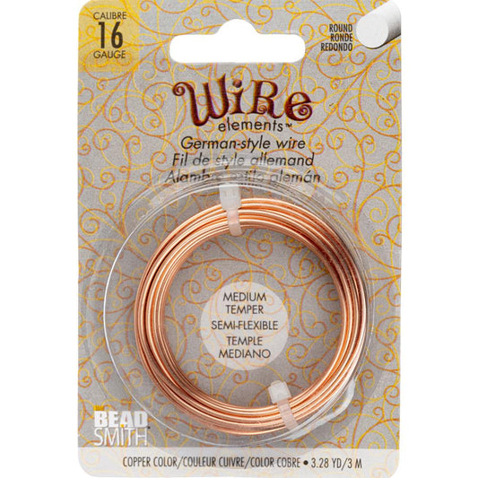 16g German Style Wire Copper 3m