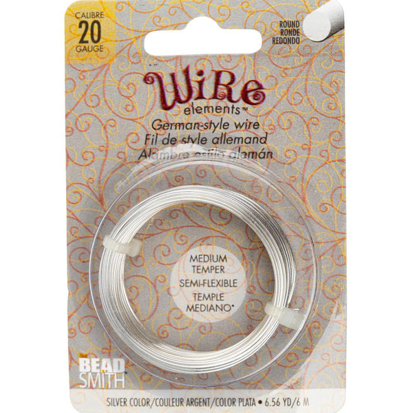 26g Artistic Wire Non-Tarnish Silver 30yd – i-Bead Inc.