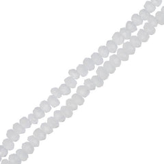 Crystal Lane Rondelle 1.5x2.5mm Opaque White 246/Strand