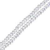 Crystal Lane Rondelle 1.5x2.5mm Transparent Crystal AB 246/Strand